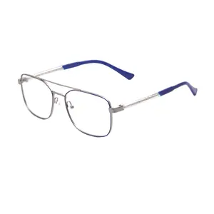 Customized Spectacle men's over sized spectacles Round Metal Optical Frame for men eyeglasses