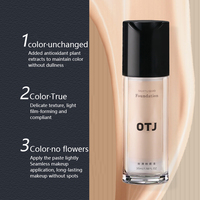 OTJ Fond de Teint Liquide Imperméable Mat 35ml 4 Couleurs Couverture Complète