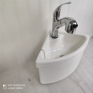 Lavabo Triangular Blanco de Acrílico para RV/Yate, 280*280*180 mm, Categoría de Producto: Lavabos, Modelo: GR-Y014 - Product Image 2