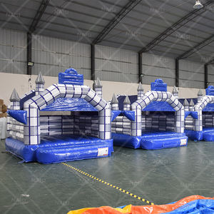 Chevaliers château gonflable avec toit tente Euro château rebond videur gonflable château gonflable maison de rebond enfants pull à vendre - Product Image 2