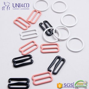Accessori Metallici per Regolazione Lingerie: Anelli Colorati, Clip Scorrevoli e Ganci per Reggiseni - Product Image 1