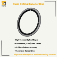 Precision Etched Encoder Code Disc for Servo Drive Stepper Motor CNC Rotary Table and Closed Loop Control Systems OEM