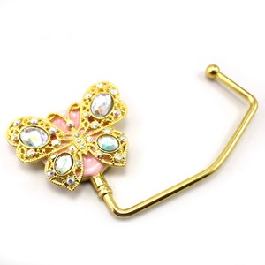 Decorative Brass Butterfly Wall Hook Gold Flower <b>Key</b> Holder Clothes <b>Hanger</b> for Home Entryway Metal Craft Gifts - Product Image 1