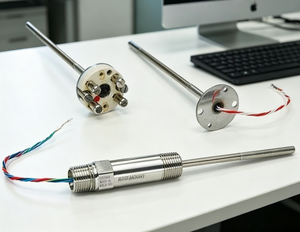 Capteur thermocouple Rosemount 0065 RTD 214C avec sonde thermocouple 114C, jauge de sonde filetée 0304 0305 0306, type K/J/T - Product Image 6