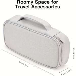 Custom Multifunctional Phone Digital Accessories Organizer Pouch Bag for <b>USB</b> Flash Drive <b>Power</b> Bank <b>Cable</b> Bag - Product Image 2