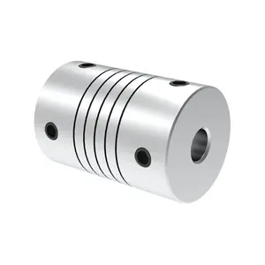 D20 L25 5X8mm 5 Mét Đến 8 Mét Nối Linh Hoạt Coupler Nhôm Mận Động Cơ Spline Linh Hoạt Trục Khớp Nối