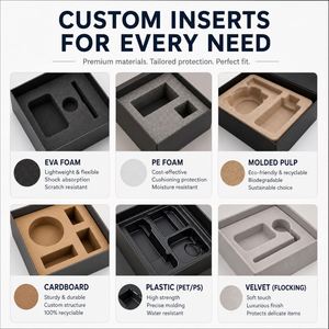 FX Custom Disposable Hard <b>Corrugated</b> Cardboard Art <b>Paper</b> Mailer Box Sponge Magnetic Closure Embossing Black Logo Printing for - Product Image 6