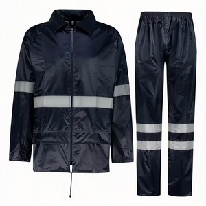 Combinaison <span class=keywords><strong>de</strong></span> <span class=keywords><strong>pluie</strong></span> en polyester <span class=keywords><strong>de</strong></span> haute qualité, imperméable, réfléchissante, veste <span class=keywords><strong>de</strong></span> sécurité <span class=keywords><strong>pour</strong></span> le travail, la pêche ou la randonnée, style classique, imperméable - Product Image 2