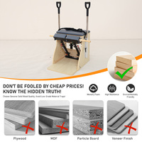 Kits de Pilates Emax certifiés CE, chaise Wunda, structure en bois d'érable/hêtre/chêne, respectueux de l'environnement, pour la mise en forme du corps, studio de Pilates