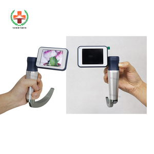 Laringoskop Visual Intubasi Trakea Laringoskop Video USB Monitor Medis Bilah Baja Tahan Karat Genggam Laringoskop Video - Product Image 6