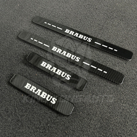 Nouveau produit Bande de protection de seuil de porte d'accessoires intérieurs en fibre de carbone pour Mercedes Benz