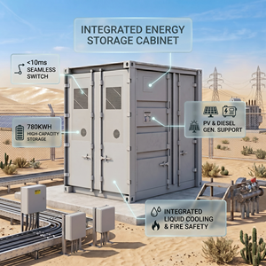 ระบบแบตเตอรี่สำรองไฟฟ้าเชิงพาณิชย์ BESS 780kWh LiFePO4 พร้อมอินเวอร์เตอร์ 375kW แบบระบายความร้อนด้วยของเหลวในตู้ - Product Image 3