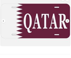 梵蒂冈国旗车牌爱国徽章 6 X 12 英寸汽车前车牌汽车装饰配件 - Product Image 6