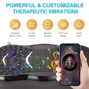 <b>Vibration</b> Plate Trainer Vertical Exercise Fat-burning Slimming Machine Whole Body Fitness <b>Vibration</b> Machine - Product Image 6