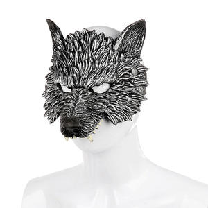 Máscara de Lobo de Espuma 3D Suave RP Mejorada para Disfraces de Halloween y Carnaval - Product Image 3