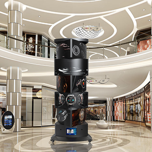 360 °   Écran publicitaire mécanique intelligent multi-scènes GOB COB à LED holographique rotatif à 10 couches pour le commerce de détail en centre commercial - Product Image 1
