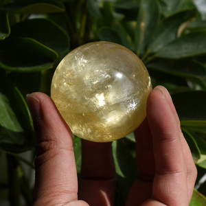 Sfera di <span class=keywords><strong>Calcite</strong></span> Arancione Naturale, Bellissima Sfera di Spar Islandese Lucidata, Cristallo Arcobaleno, Pietre Curative per Decorazione - Product Image 4
