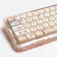 MAO Sushi Cat PBT Dye-Sublimation Ensemble Complet 7u Split Profile Space Boxed Cherry Profile Keycap Height Gaming Mechanical Keyboard