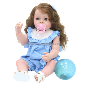 Muñeca Bebé <span class=keywords><strong>Reborn</strong></span> de 22 Pulgadas (55 cm), Muñeca Realista de Vinilo, Recién Nacida, Terminada, para Niños, Regalos de Navidad - Product Image 5