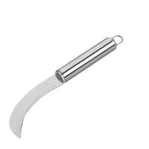 Cuchillo curvo de acero inoxidable para frutas con cubierta protectora de 50 mm de longitud para cortar piña, plátano y granada - Product Image 5
