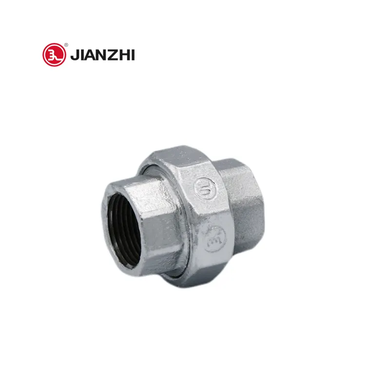 JIANZHI-accesorios de tubería de hierro Malleable, accesorio galvanizado (GI), 1 " - 1 1/4"