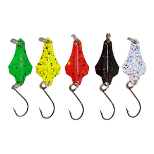 Leurre de pêche artificiel Midwater, type cuillère, 3g 28mm, avec hameçon simple tranchant pour la pêche au poisson-chat, au marlin, au <span class=keywords><strong>maquereau</strong></span>, au bar et à la truite - Product Image 1