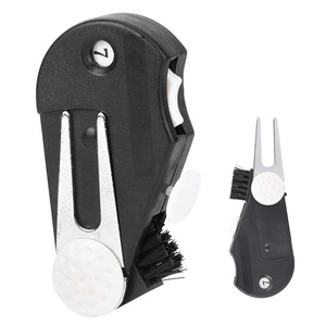 5 Trong 1 Có Thể Gập Lại Đa Chức Năng Nhựa Golf Phụ Kiện <span class=keywords><strong>Divot</strong></span> Công Cụ Bóng Đánh Dấu Cleaner Bàn Chải Đột Quỵ Truy Cập - Product Image 4
