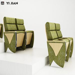 Nuevo estilo, muebles de Teatro de auditorio de tela ecológicos, asientos de silla de audiencia cómodos para uso escolar y hotelero - Product Image 4