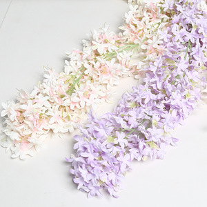 Guirnalda de Flores Artificiales YUNJIN, Diseño Clásico de Glicinia Lila con Rayas, KS-170cm, Decoración Ecológica para Interiores, Bodas y Eventos - Product Image 4