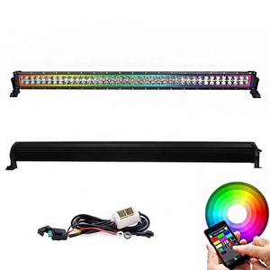 Barre lumineuse LED RGB ADT 50 pouces 12V 288W avec contrôle par application, barre lumineuse LED tout-terrain, barre lumineuse LED pour camion - Product Image 1