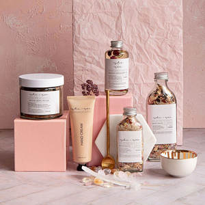 Óleo essencial de eucalipto vegano restaura a vitalidade muscular Sal do Himalaia relaxa o corpo Sal de banho de ervas com etiqueta personalizada - Product Image 4