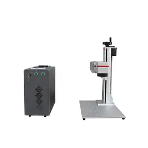 30w 50w 200w fiber laser marking/fibre laser label making machine for sale