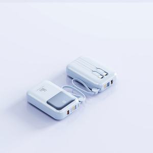 Chargeurs portables 10000mAh 22.5W à charge rapide avec affichage numérique et câbles pour smartphones - Product Image 4