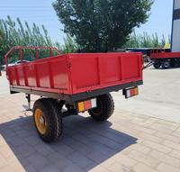 Remorque basculante automatique montée sur tracteur agricole