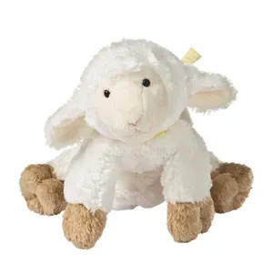 Wholesale oem soft baby lamb stuffed plush sheep ZONOBLE baby toys light and easy to wash customized