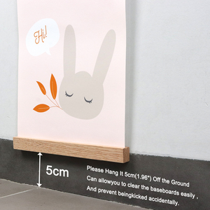 Bon prix bébé croissance tableau toile hauteur règle décoration murale pour enfants mesure jouets éducatifs cadeaux - Product Image 4