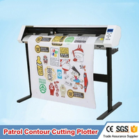 Plotter de corte de 630/1200mm, máquina de dibujo, corte de contorno de patrulla, etiqueta adhesiva de PVC, cortador de vinilo con plotter de Sensor
