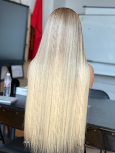 La Mejor Peluca de Cabello Humano Europeo Virgen con Frente de Encaje Transparente, 180% de Densidad, Línea de Cabello Pre-Desplumada para Mujeres - Product Image 2