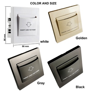 40A hiện tại khách sạn khóa thông minh tiết kiệm năng lượng chuyển đổi 220V Hệ thống khách sạn với thẻ <span class=keywords><strong>Mifare</strong></span> 13.56MHz chèn thẻ điện chuyển đổi - Product Image 6