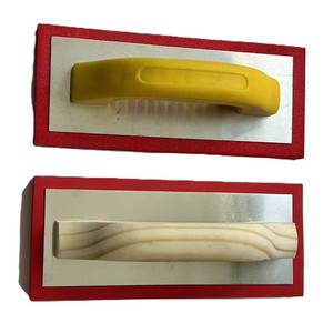 Truelle à béton carrée en caoutchouc rouge de qualité industrielle avec manche en <span class=keywords><strong>bois</strong></span> <span class=keywords><strong>ou</strong></span> en <span class=keywords><strong>plastique</strong></span> - Product Image 2