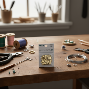 Perline Quadrate ILAN 4mm Oro 8g Per Accessori Artigianali - Product Image 3