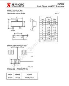 <span class=keywords><strong>2N7002</strong></span> MMBT7002 2N7002K 2N7002L 2N7002KL 2N7002BK 2N7002E 2N7002KB 2N7002T 7002 Transistor MOSFET sinyal kecil 3000 buah/rol - Product Image 6