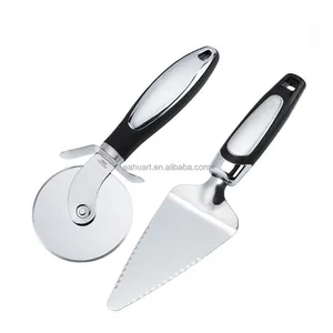 New pizza cutter with protective case Latest shaker semi-circular shaker multi-purpose pizza cutter