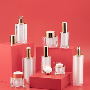 Biểu Tượng Tùy Chỉnh In Acrylic Mỹ Phẩm Chai Sang Trọng Acrylic Chai Chăm Sóc Da Kem Dưỡng Da Kem Container Chai Jar Bộ - Product Image 5