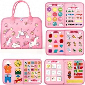 In Stock Felt Busy <b>Boards</b> Montessori Toys for Toddler Early Education Sensory Book - Product Image 4