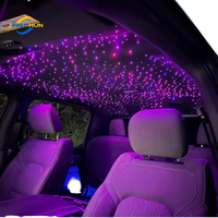 Kit de lumières à fibres optiques Twinkle, lumières de plafond Starlight, mode musique, télécommande, lumières de toit RGBW