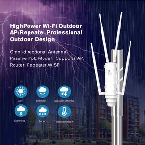 Extensor de Rango de <span class=keywords><strong>WiFi</strong></span> para Exteriores de Alta Potencia, Doble Banda 2.4G/5GHz <span class=keywords><strong>AC1200</strong></span> 1200mbps, Repetidor de Router Inalámbrico, Amplificador de Señal - Product Image 2
