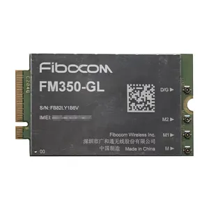 लैपटॉप डेस्कटॉप टैबलेट IoT गेटवे राउटर 4x4 MIMO GNSS रिसीवर के लिए Fibocom FM350-GL 5G LTE WCDMA M.2 मॉड्यूल NR Sub6 4.67Gbps