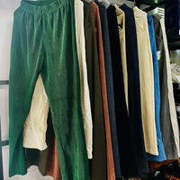 Celana Corduroy Bekas Ukuran Campur Grosir untuk Pria, Celana Cargo Corduroy Vintage Murah, Pakaian Vintage