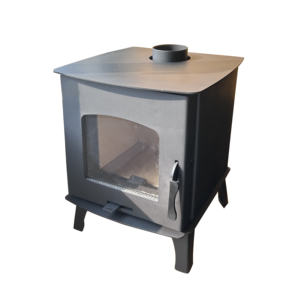 Estufa de Leña de Alta Calidad, Pequeña Estufa de Leña de Acero Negro, Estufa de Leña Compacta para Calefacción Interior, <span class=keywords><strong>Chimenea</strong></span> para Tienda de Campaña, Cabaña, RV - Product Image 5